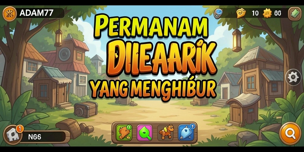 Tampilan gameplay ADAM77 yang mengasyikkan dan menarik.