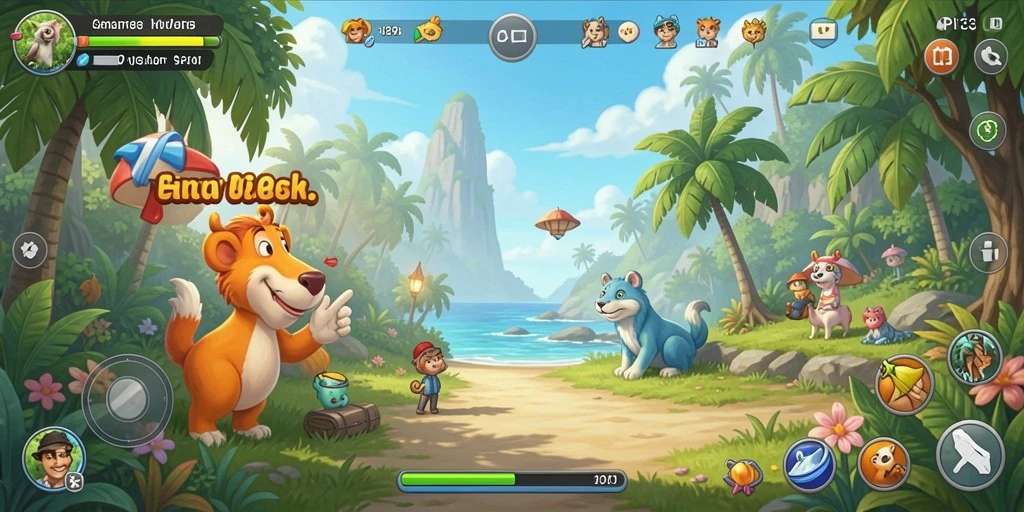 Tampilan gameplay API33 yang seru dan penuh warna.