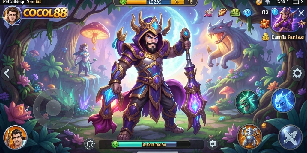 Screenshot COCOL88 menampilkan aksi gameplay seru di dunia petualangan.