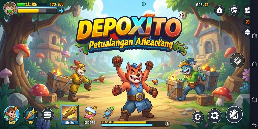 Tampilan gameplay DEPOXITO yang menegangkan dan penuh aksi.