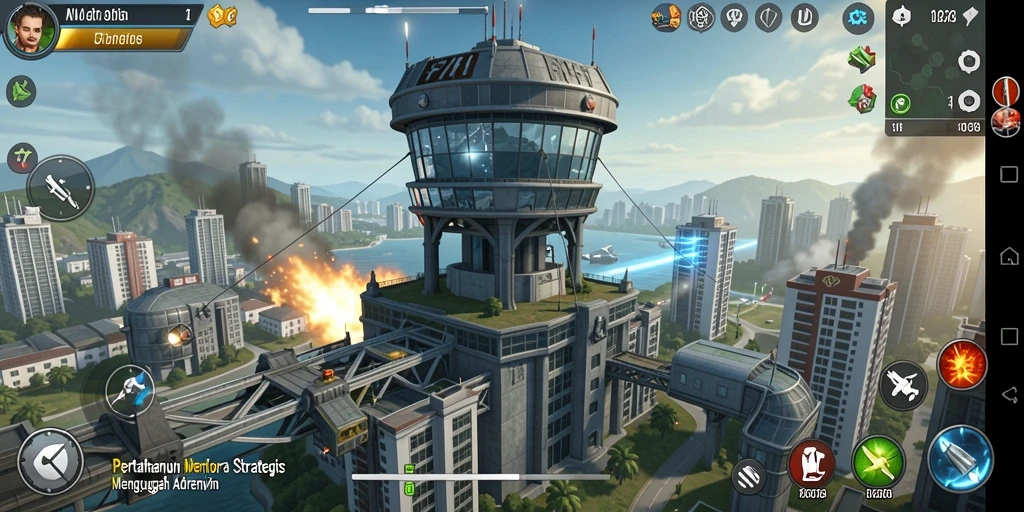 Menampilkan gameplay menara pertahanan yang seru dan strategis.
