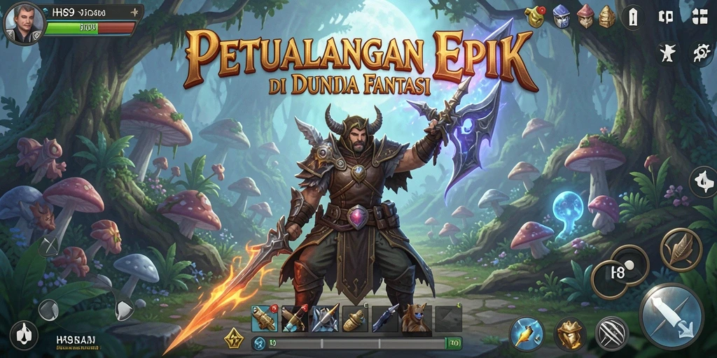 Tampilan gameplay H89 yang seru dan penuh aksi RPG.