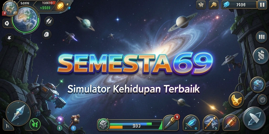 Menampilkan gameplay mendalam di dalam dunia SEMESTA69.