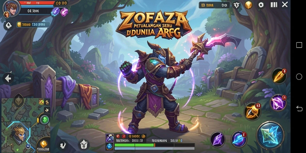 Gameplay menakjubkan ZOFAZA dalam aksi ARPG.